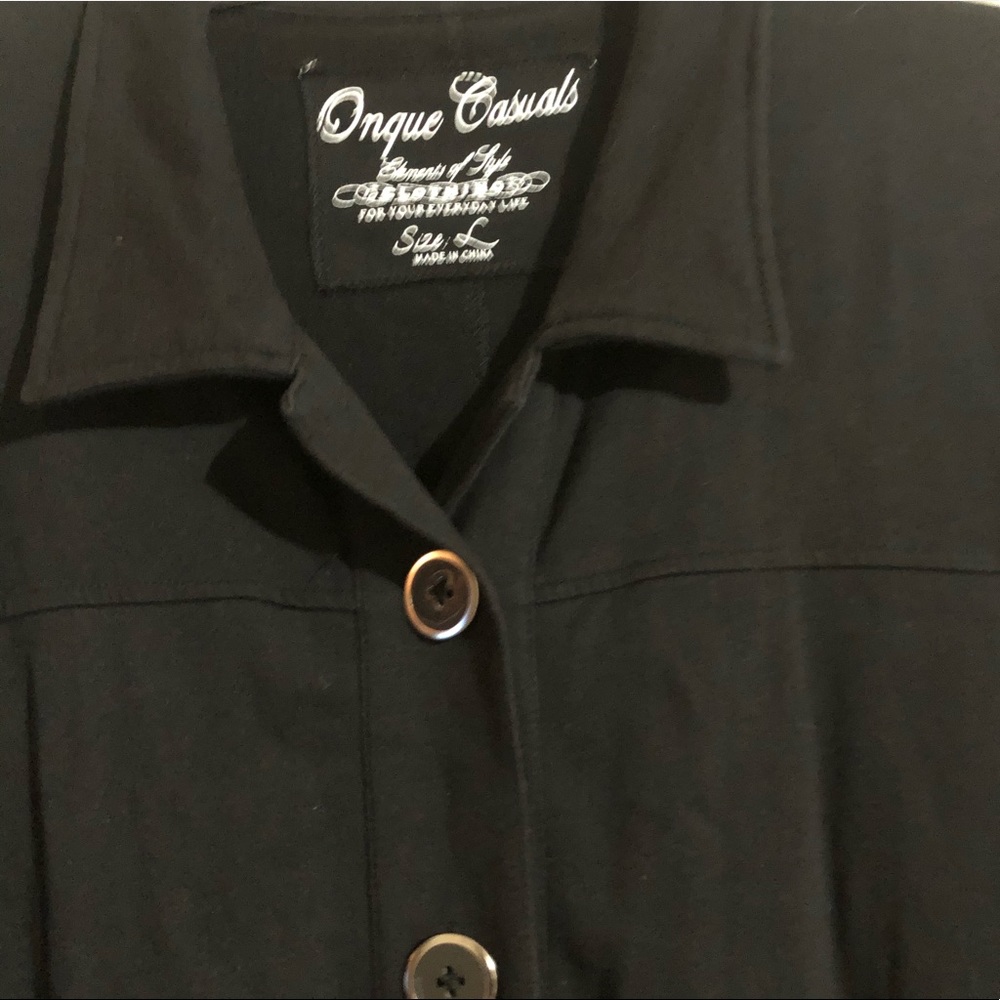 Onque Casuals • Collard Button- Up Lightweight Jacket - Picture 2 of 13